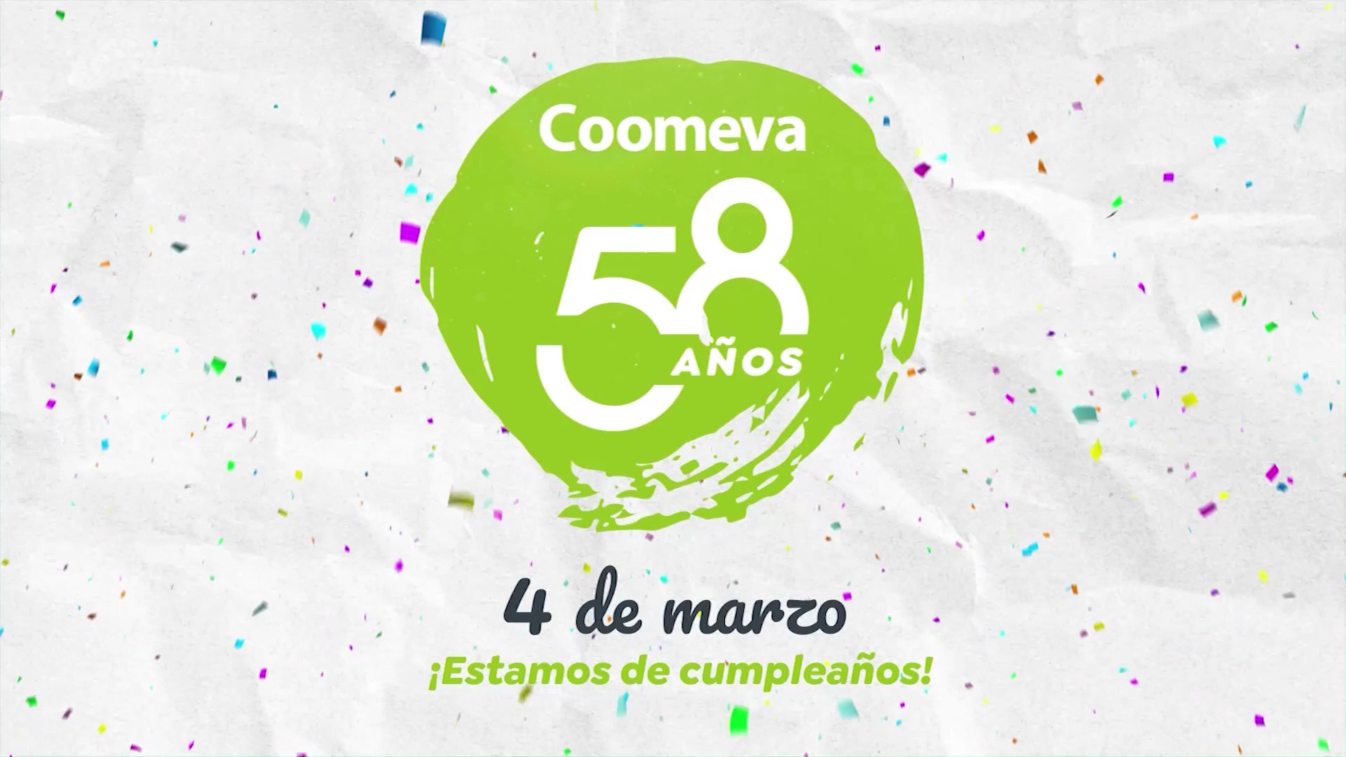 Video 58 Aniversario Coomeva