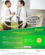 conferencia 7 habitos de la gente Bogota