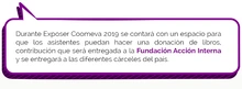 Actividad de donaci&oacute;n de libros para la Fundaci&oacute;n Acci&oacute;n Interna