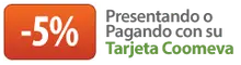 5% presentando o pagando