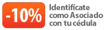 10% Identif&iacute;cate como Asociado con tu c&eacute;dula 