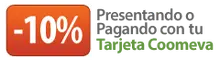 10 % presentando o pagando 