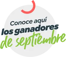 Conoce aqu&iacute; a los ganadores de septiembre