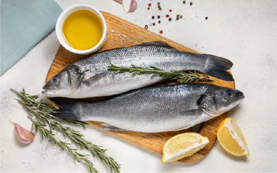 Salmón, sardina, atún