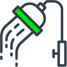 Reduce el tiempo de usa de la ducha eléctrica