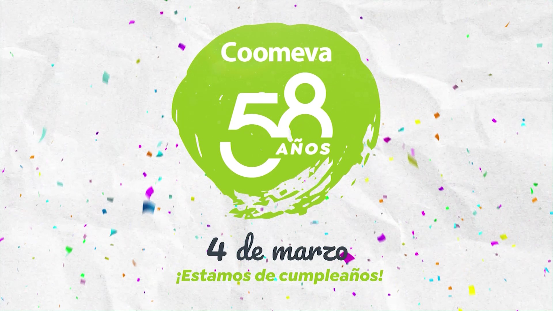 Video 58 Aniversario Coomeva
