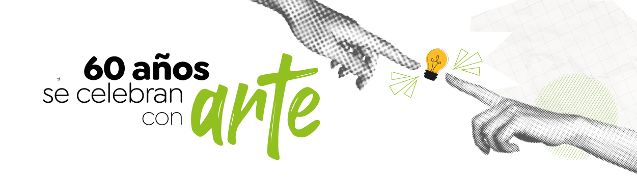 60 años se celebran con arte