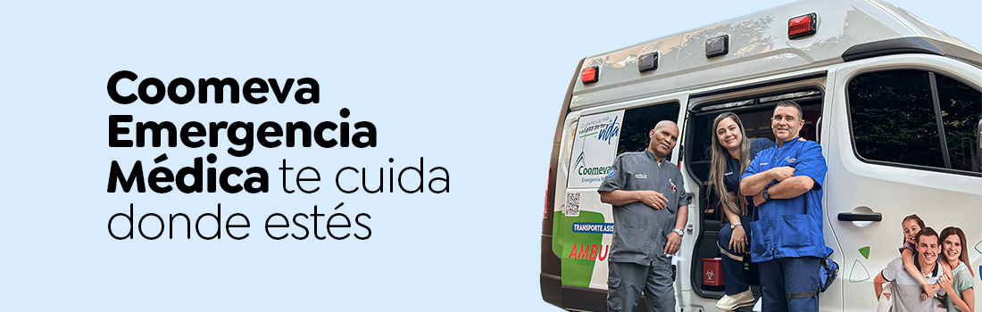 Coomeva Emergencia Médica te cuida donde estés